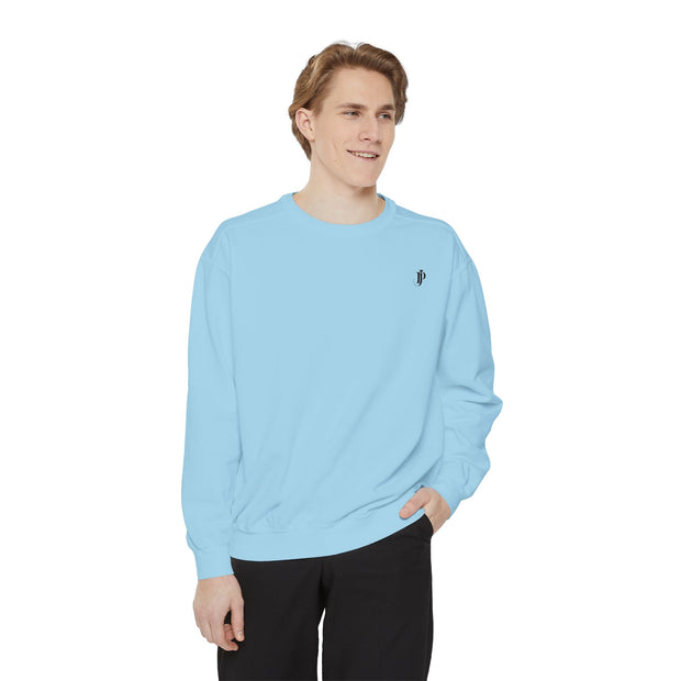 "Soft Doesn't Mean Weak" Sweatshirt — Cute Pastel Blob Graphic Crewneck