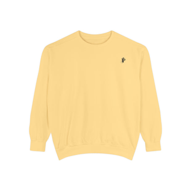 "Soft Doesn't Mean Weak" Sweatshirt — Cute Pastel Blob Graphic Crewneck