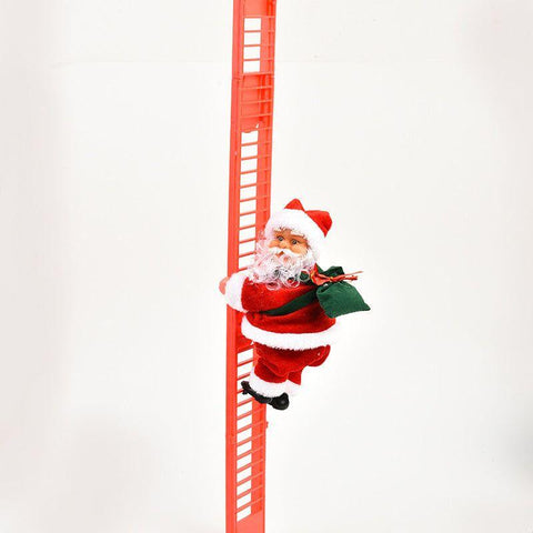 climbing ladder Santa Claus, electric Santa Claus, LED Santa Claus, Christmas decorationBackpackJust Primes