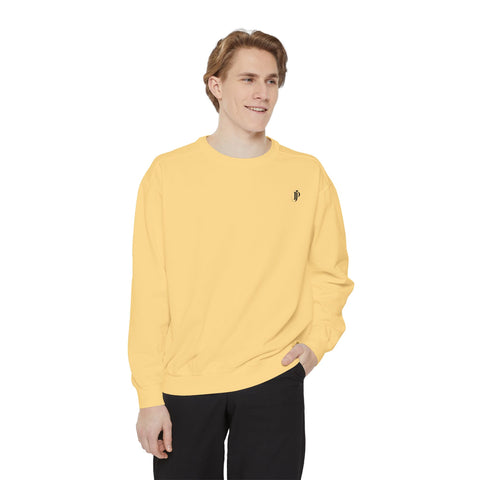 "Soft Doesn't Mean Weak" Sweatshirt — Cute Pastel Blob Graphic Crewneck