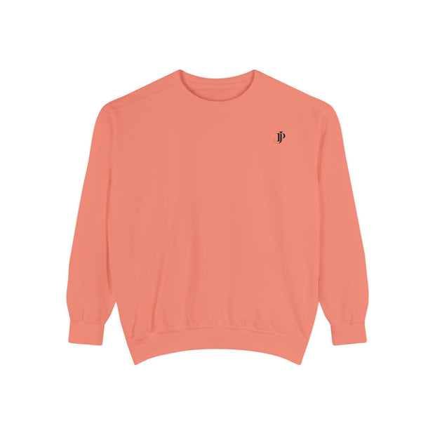 "Soft Doesn't Mean Weak" Sweatshirt — Cute Pastel Blob Graphic Crewneck