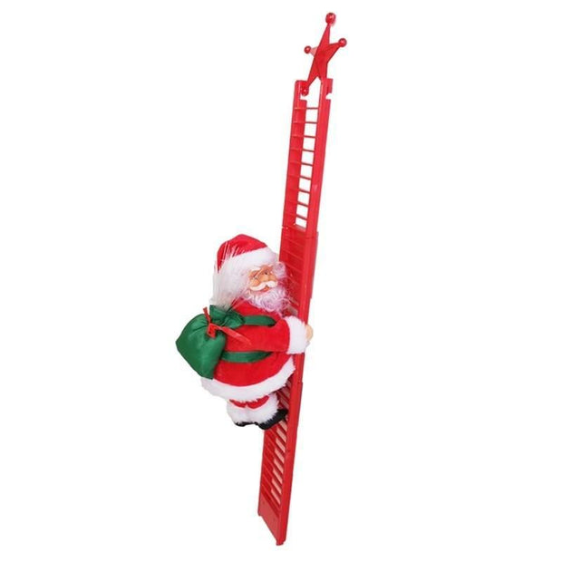 climbing ladder Santa Claus, electric Santa Claus, LED Santa Claus, Christmas decorationBackpackJust Primes