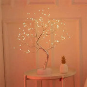 Copper Wire Christmas Tree LampTable lampJust Primes