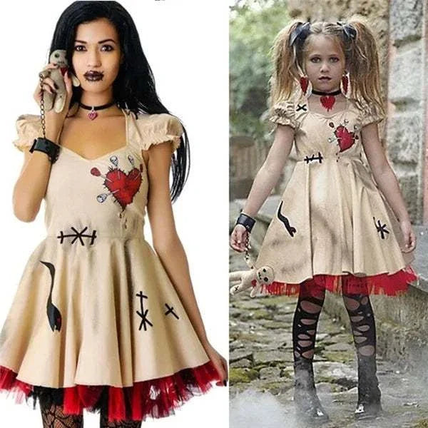 Adult Halloween Costumes: Voodoo Doll costume & Witch Doctor Cosplay