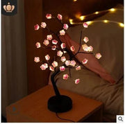 Copper Wire Christmas Tree LampTable lampJust Primes