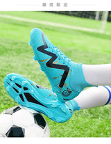 2024 Men's Soccer Shoes Large Size Ultralight Football Boots Boys Sneakers Non-Slip AG/TF Soccer Cleats Ankle Boots Unisex