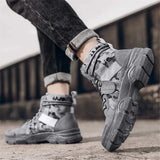 Hiking Boots - Men's Camouflage Outdoor Fashion Boots, hiking shoes, just primes