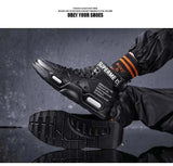 High-tops Sneakers: Trendy Men's Casual Sports Shoes - Sports Shoes