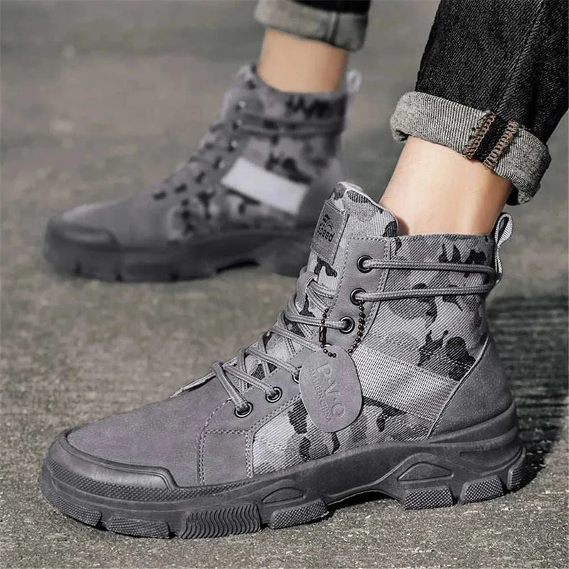 Hiking Boots - Men's Camouflage Outdoor Fashion Boots, hiking shoes, just primes