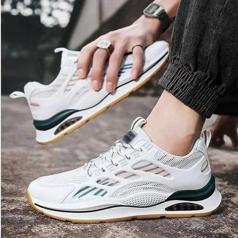 Men's Sneakers Breathable Casual Shoe Lace Up Sport Running Shoes for Men Luxury Brand Shoes Trainer Race Shoes Tenis Masculino