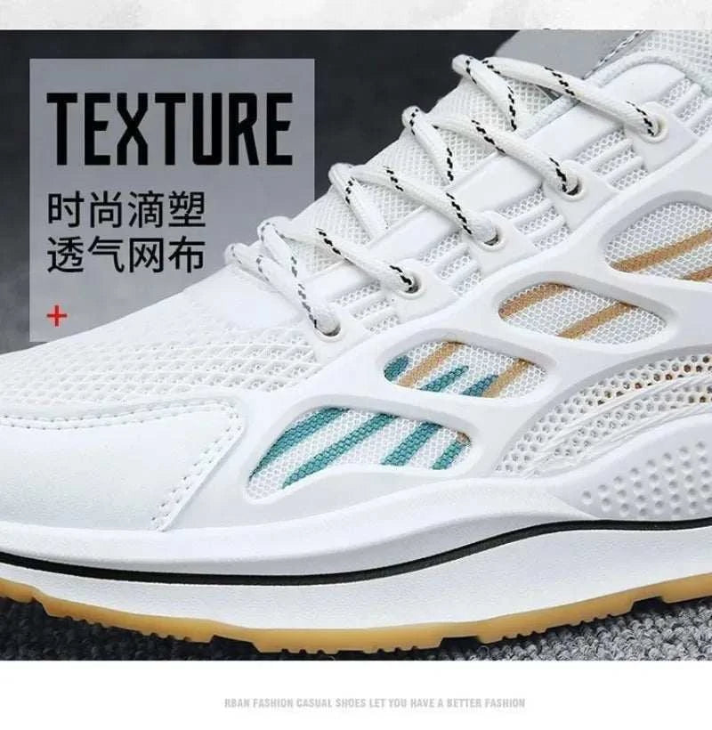 Men's Sneakers Breathable Casual Shoe Lace Up Sport Running Shoes for Men Luxury Brand Shoes Trainer Race Shoes Tenis Masculino