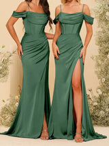 Bridesmaid Dresses - Backless Long Wedding Party Gowns, Wedding Dress