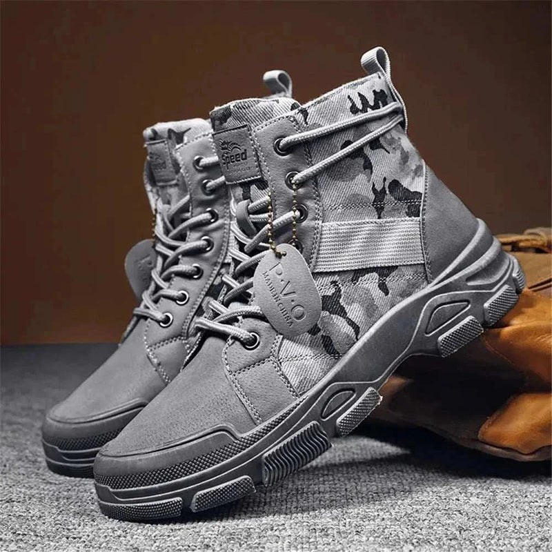 Hiking Boots - Men's Camouflage Outdoor Fashion Boots, hiking shoes, just primes