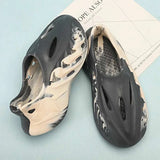 Summer Men's Sandals Clogs Camouflage Slippers Platform Outdoor Shoes Beach Sandals Male Soft EVA Indoor Home Slides Flip Flops