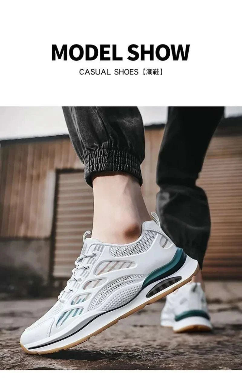 Men's Sneakers Breathable Casual Shoe Lace Up Sport Running Shoes for Men Luxury Brand Shoes Trainer Race Shoes Tenis Masculino