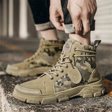 Hiking Boots - Men's Camouflage Outdoor Fashion Boots, hiking shoes, just primes