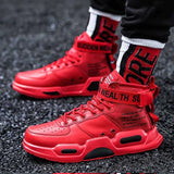 High-tops Sneakers: Trendy Men's Casual Sports Shoes - Sports Shoes