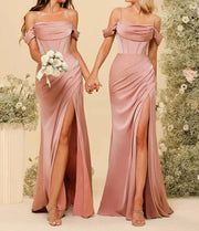 Bridesmaid Dresses - Backless Long Wedding Party Gowns, Wedding Dress