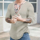 Men's V Neck T Shirts - Autumn Winter Fashion Sweaters and Pullovers, Just Primes