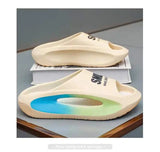 Summer Slippers Men Fade Color Soft EVA Sole Bathroom Men's Sandal Thick Bottom Platform Slides Male Beach Shoes Slippers