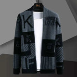 Cardigan Sweater Homme - Korean Fashion Knitted Coat Top - Cardigans, Just primes