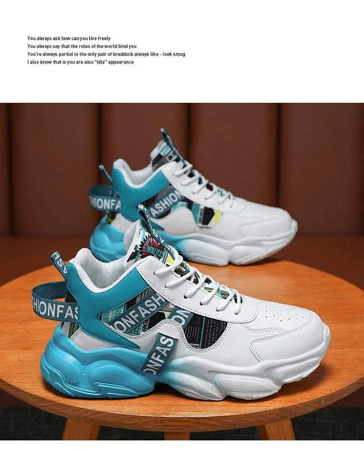 Men's Shoes High Quality Sneakers Platform Breathable Lightweight Running Shoes Outdoor Casual Basketball Shoes Tenis Masculino