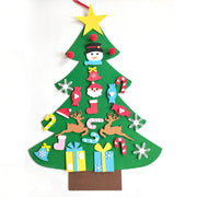 DIY Felt Christmas Tree, Christmas Decoration for Home, New Year 2025, Christmas Ornaments, Santa Claus, Xmas Kids Gifts