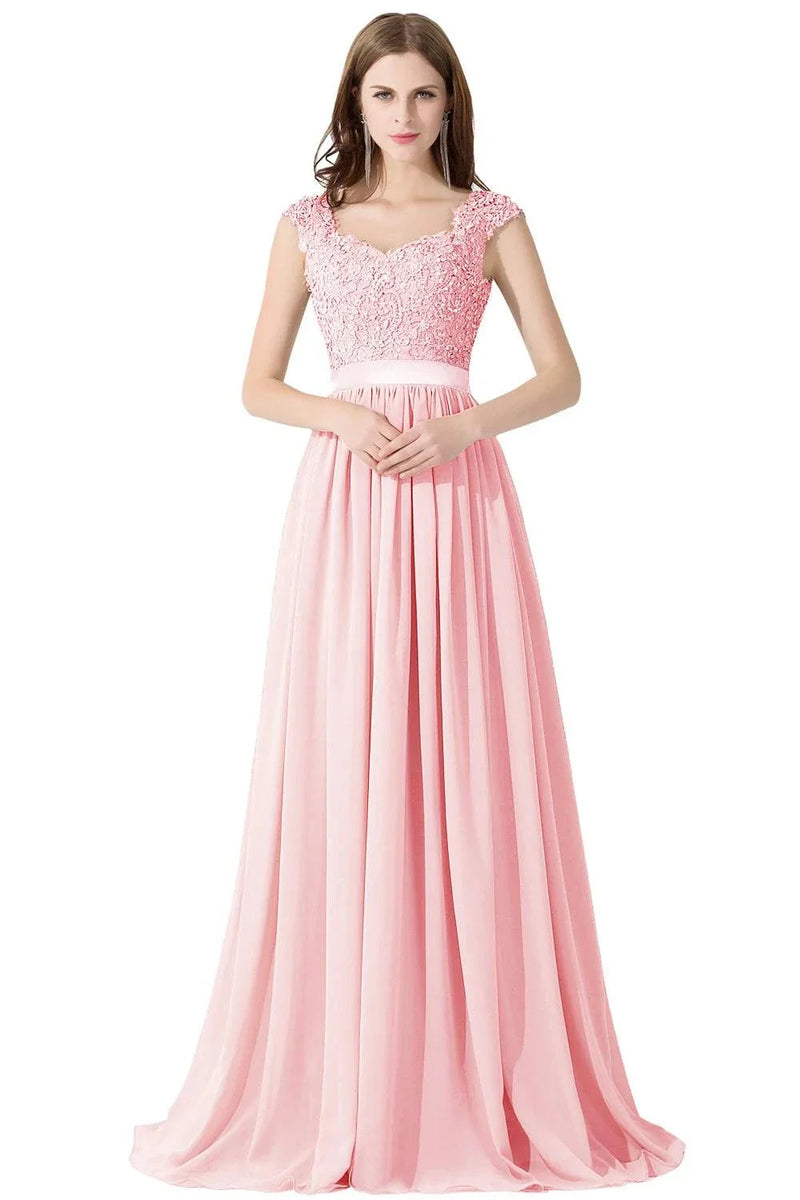 Wedding Guest Dresses - Elegant Beaded Chiffon Wedding Gowns for Party