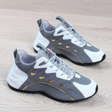 Luxury Men's Sneakers High Quality Leather Casual Shoes for Men Fashion All-match Sport Shoes Platform Comfor Men Running Shoes