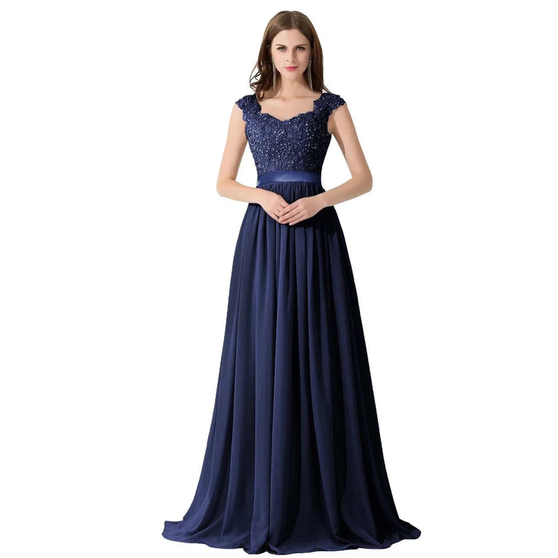 Wedding Guest Dresses - Elegant Beaded Chiffon Wedding Gowns for Party