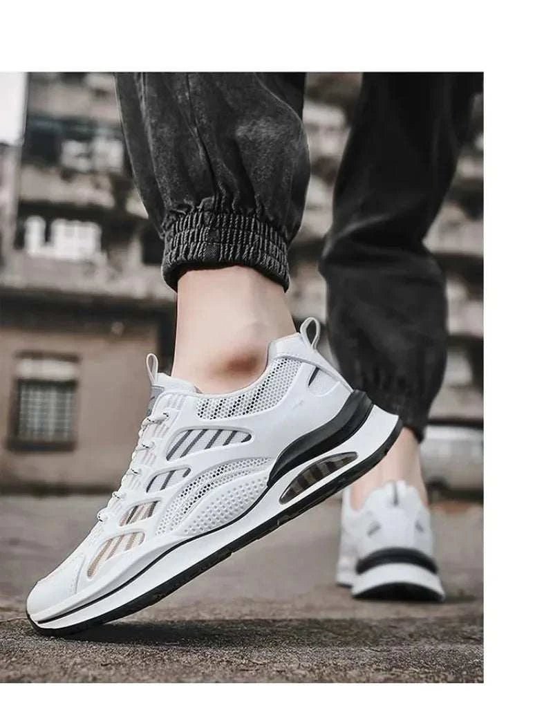 Men's Sneakers Breathable Casual Shoe Lace Up Sport Running Shoes for Men Luxury Brand Shoes Trainer Race Shoes Tenis Masculino