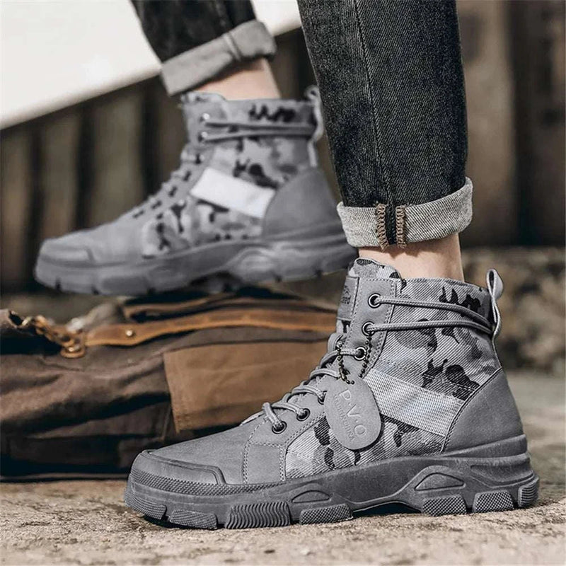 Hiking Boots - Men's Camouflage Outdoor Fashion Boots, hiking shoes, just primes