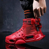 High-tops Sneakers: Trendy Men's Casual Sports Shoes - Sports Shoes