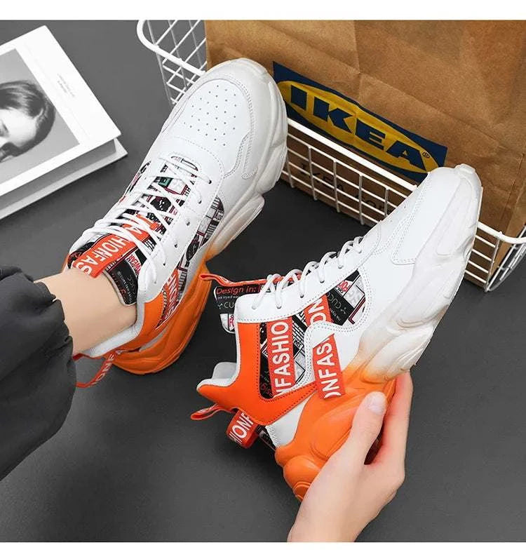 Men's Shoes High Quality Sneakers Platform Breathable Lightweight Running Shoes Outdoor Casual Basketball Shoes Tenis Masculino