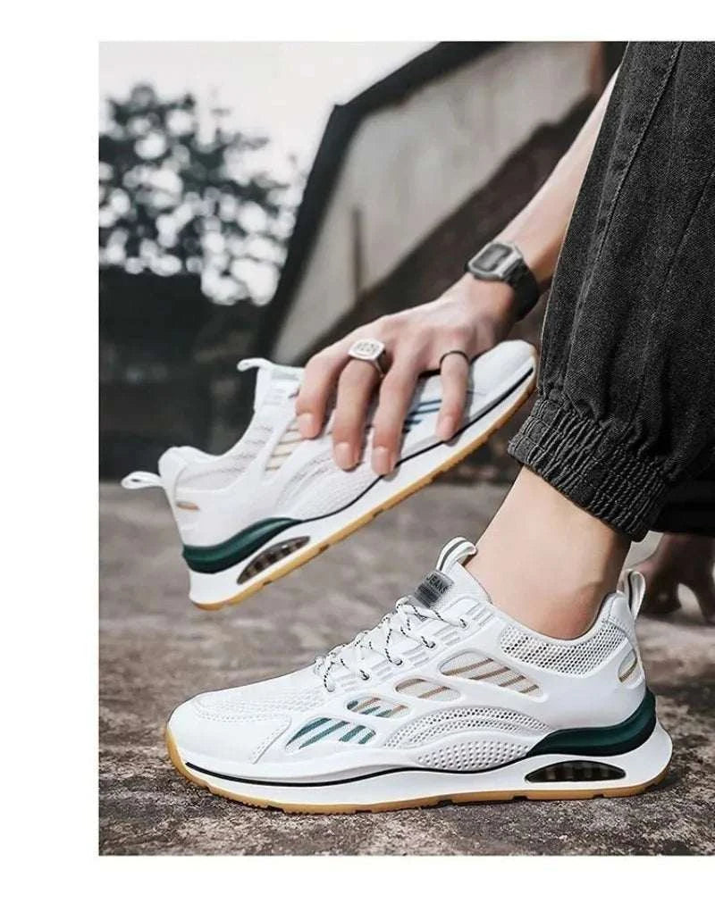 Men's Sneakers Breathable Casual Shoe Lace Up Sport Running Shoes for Men Luxury Brand Shoes Trainer Race Shoes Tenis Masculino