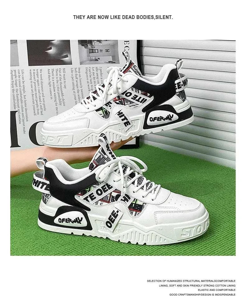 Skateboard Mens Shoes Summer Sneakers Leather Casual Fashion Outdoor Running Sports Hiking Tennis Platform Designer Luxury