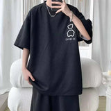 Track Suits Men -5XL Korean High Street Fashion Two-piece Set- just primes