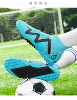 2024 Men's Soccer Shoes Large Size Ultralight Football Boots Boys Sneakers Non-Slip AG/TF Soccer Cleats Ankle Boots Unisex