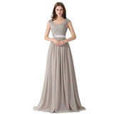 Wedding Guest Dresses - Elegant Beaded Chiffon Wedding Gowns for Party