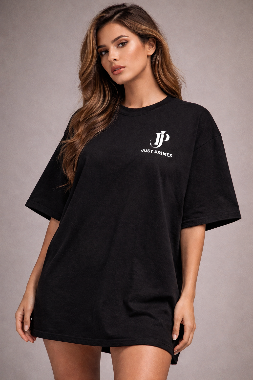 Oversized T-Shirt – Anime Graphic T-Shirt for Women – Back Print Streetwear Tee  | Just Primes