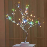 Copper Wire Christmas Tree LampTable lampJust Primes