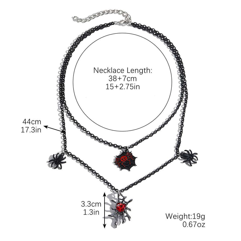 Skull jewellery: Festive Halloween Bat, Ghost, Skull Pendant Necklace