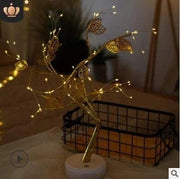 Copper Wire Christmas Tree LampTable lampJust Primes