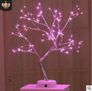 Copper Wire Christmas Tree LampTable lampJust Primes